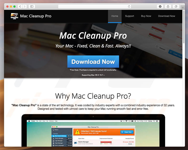 come disinstallare advanced mac cleaner